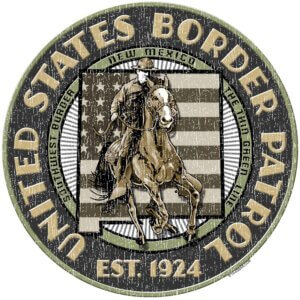 New Mexico Border Patrol Sand Police 3-18 Inch Custom Decal Sticker