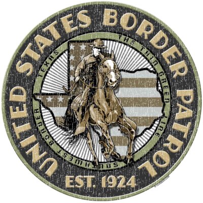 Texas Border Patrol Sand Police 3-18 Inch Custom Decal Sticker
