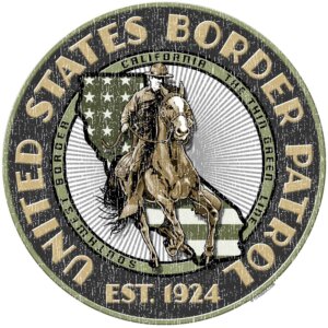 California Border Patrol Sand Police 3-18 Inch Custom Decal Sticker