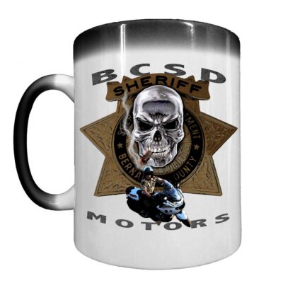 Albuquerque Sheriff New Mexico Law Enforcement Heat Activated 15 oz Ceramic Custom Coffee Mug