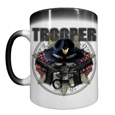Colorado State Trooper Law Enforcement Heat Activated 15 oz Ceramic Custom Coffee Mug
