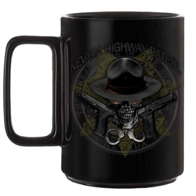 Nevada Highway Patrol Law Enforcement Black or White 15 oz Custom Coffee Mug