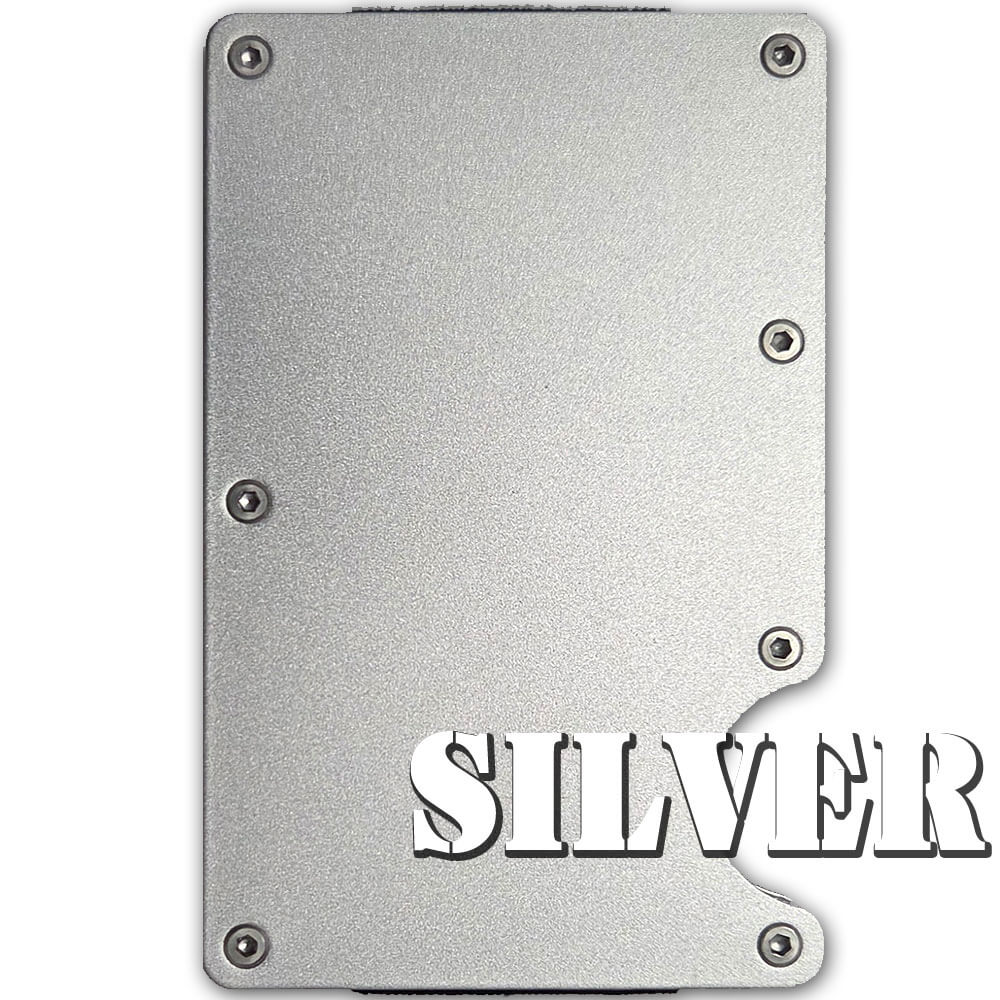 US Flag Weathered Custom Laser Engraved Metal-Plate Cardholder Police Men's Wallet - Image 7
