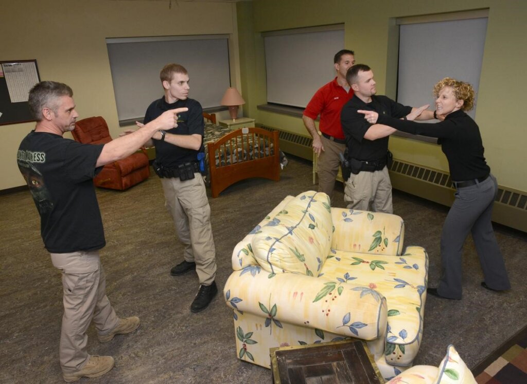 Joining the Police live scenario training